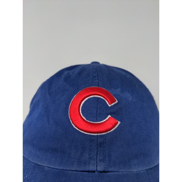 MLB Chicago Cubs Baseball Slideback Hat OSFA Twins Enterprise Cap Blue - Picture 3 of 10